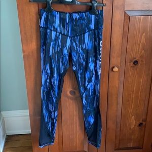 Lululemon x SoulCycle pants - size 4 - blue black